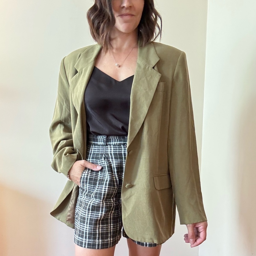 vintage Alfred DUNNER 100% silk blazer - size 14